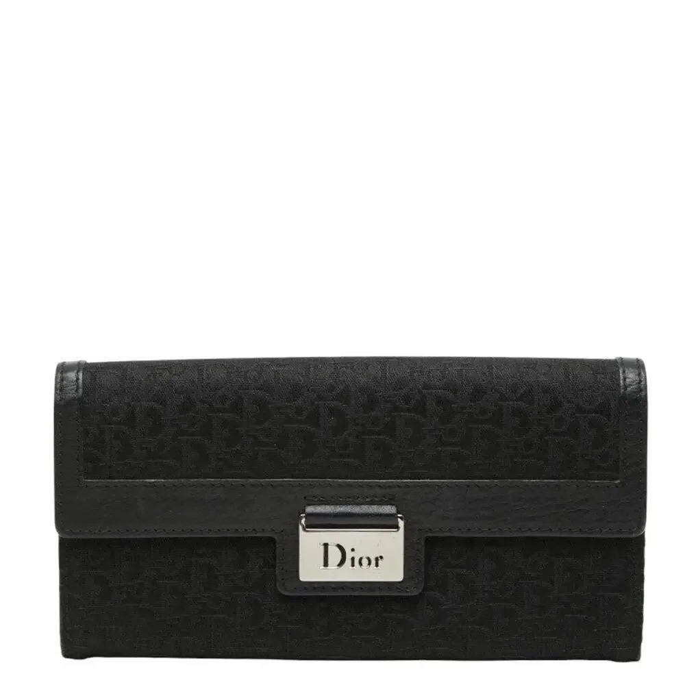 Dior Trotter Long Wallet Black
